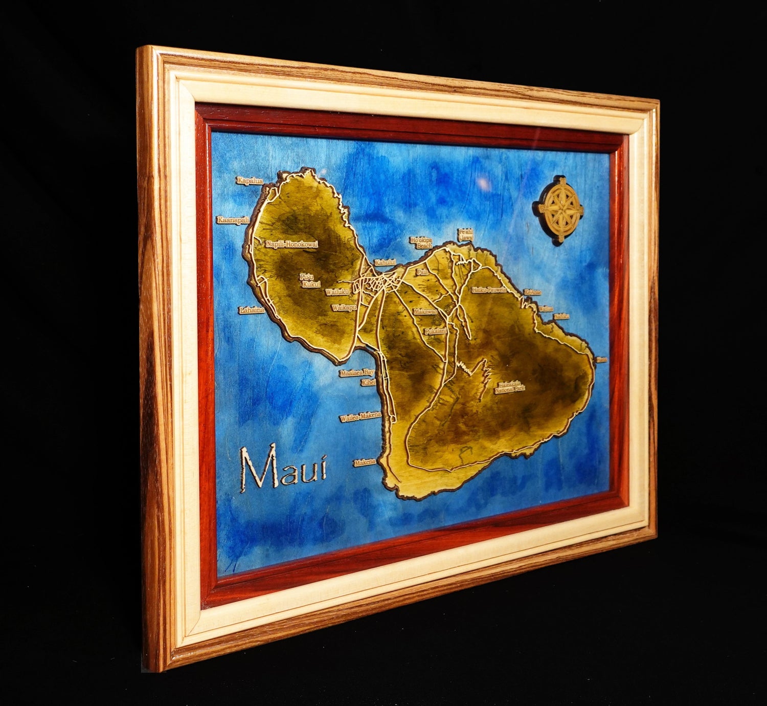 Laser Cut Maps